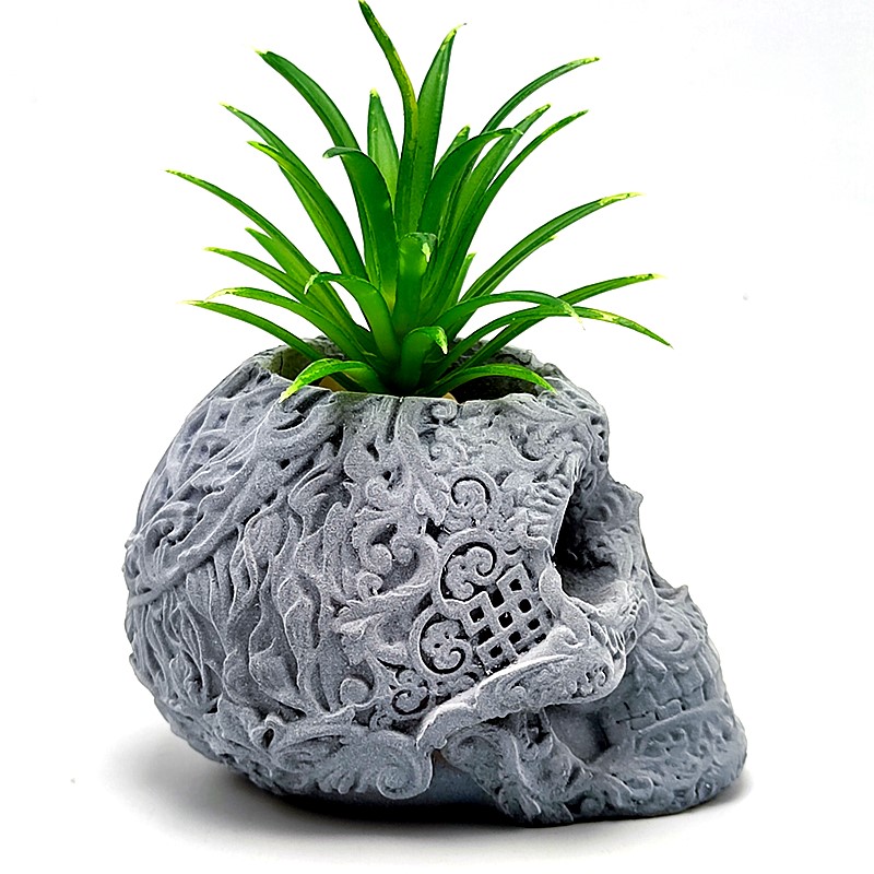 Potsticker Mold - Premium exquisite Totenkopf-Vasen-Silikonform – vielseitiges DIY-Werkzeug