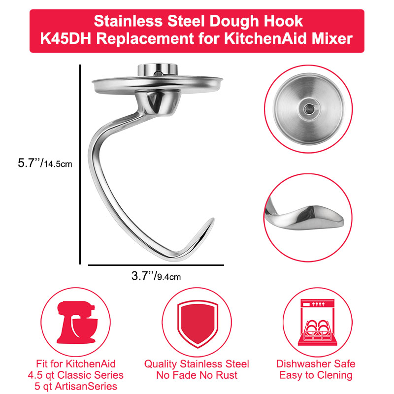 Edelstahl-Knethaken für Kitche – Kitchenaid Mixer Hand Mixer Bewertung und Preis
