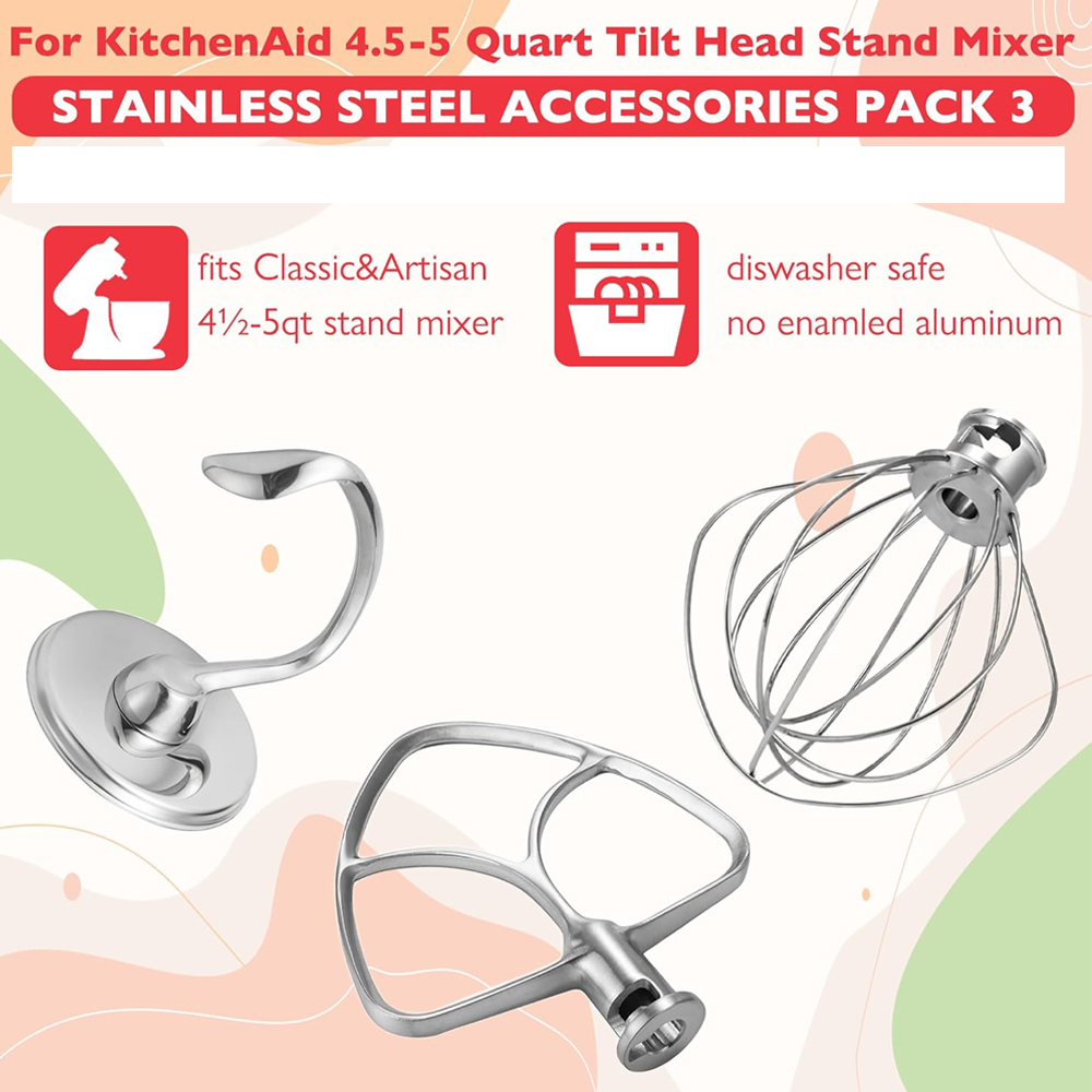 Edelstahl-Zubehör für KitchenA – Kitchenaid Mixer Hand Mixer Bewertung und Preis