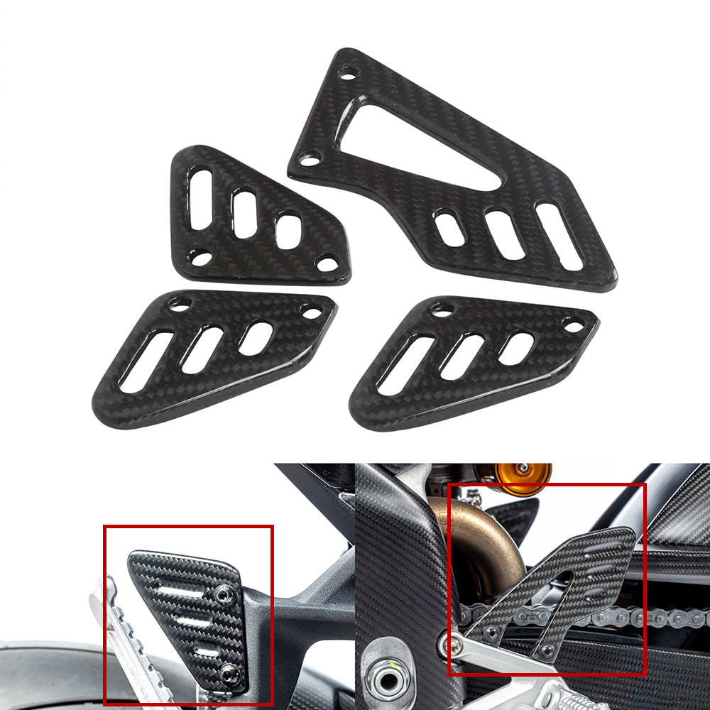 4 Stück Kohle faser Motorrad F – Crepe Pan Carbon Bewertung und Preis